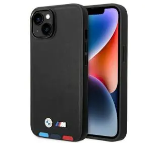 BMW Leather Stamp Tricolor Magsafe BMHMP14M22PTDK do iPhone 14 Plus