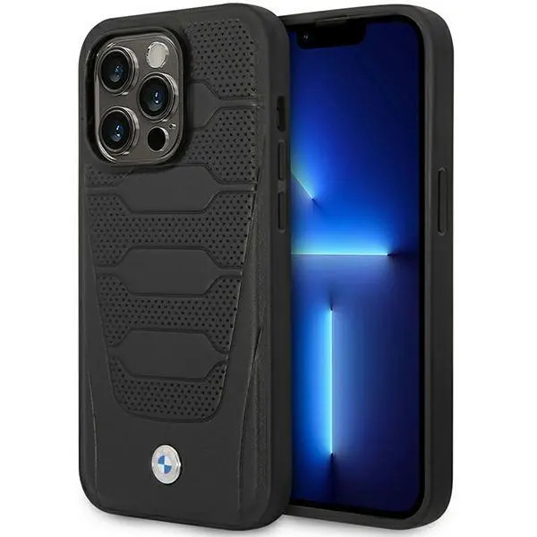 Etui BMW Leather Seats Pattern MagSafe BMHMP14X22RPSK do iPhone 14 Pro Max