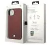 Etui BMW Leather Diamond Pattern BMHCP14S22RFGR do iPhone 14