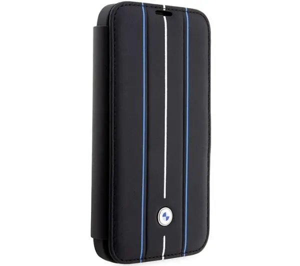 BMW Leather Stamp Blue Lines BMBKP14L22RVSK do iPhone 14 Pro