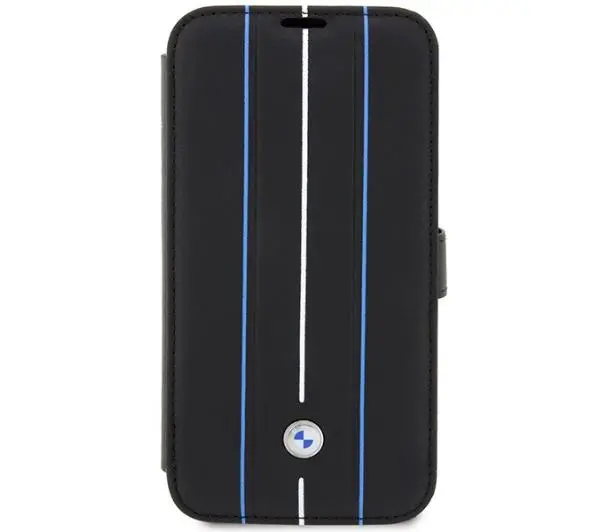 BMW Leather Stamp Blue Lines BMBKP14L22RVSK do iPhone 14 Pro