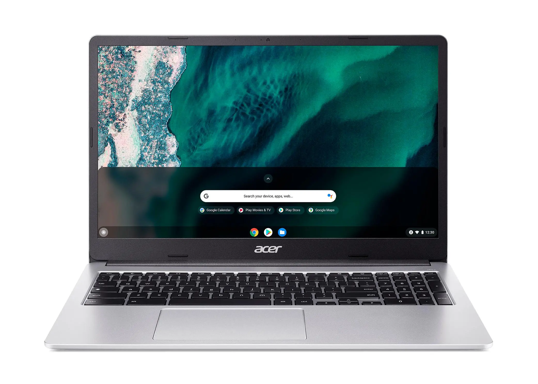 Laptop chromebook Acer Chromebook 315 CB315-4H-C8HE 15,6" Celeron N5100 8GB RAM 128GB Dysk ChromeOS Srebrny