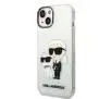 Etui Karl Lagerfeld Glitter Karl&Choupette KLHCP14MHNKCTGT do iPhone 14 Plus