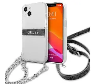 Guess 4G Grey Strap Silver Chain GUHCP13SKC4GBSI do iPhone 13 mini
