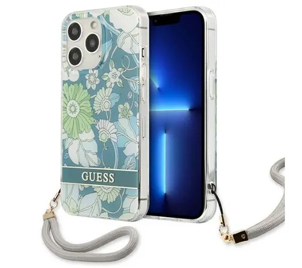 Фото - Чохол GUESS Flower Strap GUHCP13XHFLSN do iPhone 13 Pro Max 