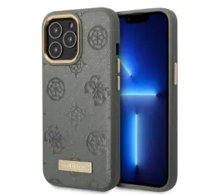 Guess Peony Logo Plate MagSafe GUHMP13XSAPSTG do iPhone 13 Pro Max