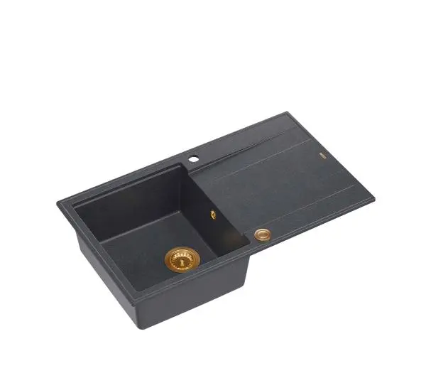 Quadron HCQE8650U8_PVDC1 P2O Evan 111 Granitowy Czarny metalik/Miedziany - DRUGI -30%, ALBO 5-TY ZA 1ZŁ - Kup na Raty - RRSO 0%