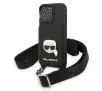 Etui Karl Lagerfeld Saffiano Metal Karl Head KLHCP13LSAKHPK do iPhone 13 Pro / 13