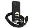 Etui Karl Lagerfeld Saffiano Metal Karl Head KLHCP13LSAKHPK do iPhone 13 Pro / 13