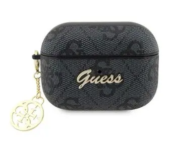 Etui na słuchawki Guess 4G Charm Collection GUAP2G4GSMK do AirPods Pro 2 Czarny