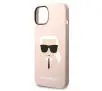 Etui Karl Lagerfeld Silicone Karl`s Head KLHCP14MSLKHLP do iPhone 14 Plus