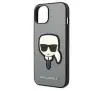 Etui Karl Lagerfeld Saffiano Karl`s Head Patch KLHCP14MSAPKHG do iPhone 14 Plus