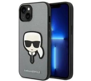 Karl Lagerfeld Saffiano Karl`s Head Patch KLHCP14MSAPKHG do iPhone 14 Plus