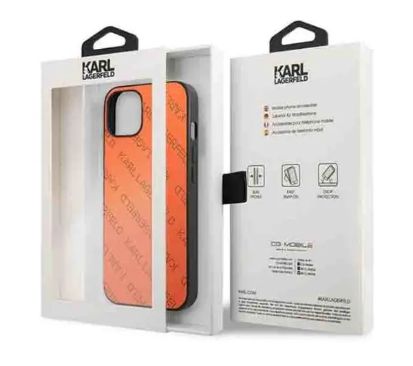 Karl Lagerfeld Perforated Allover KLHCP13MPTLO do iPhone 13