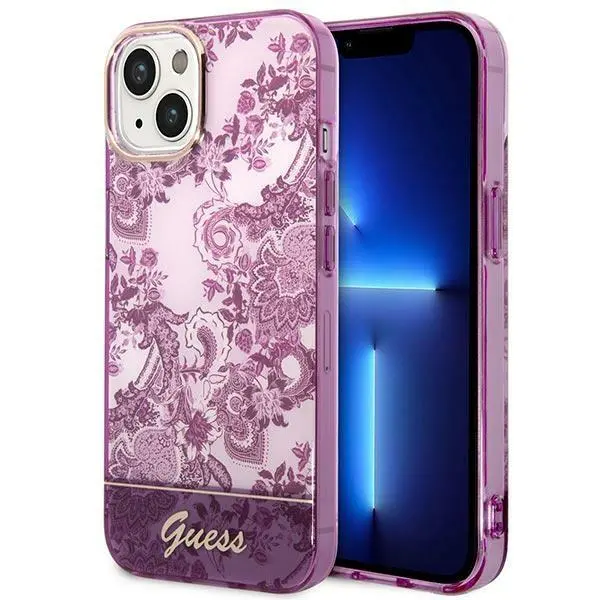 Etui Guess Porcelain Collection GUHCP14MHGPLHF do iPhone 14 Plus