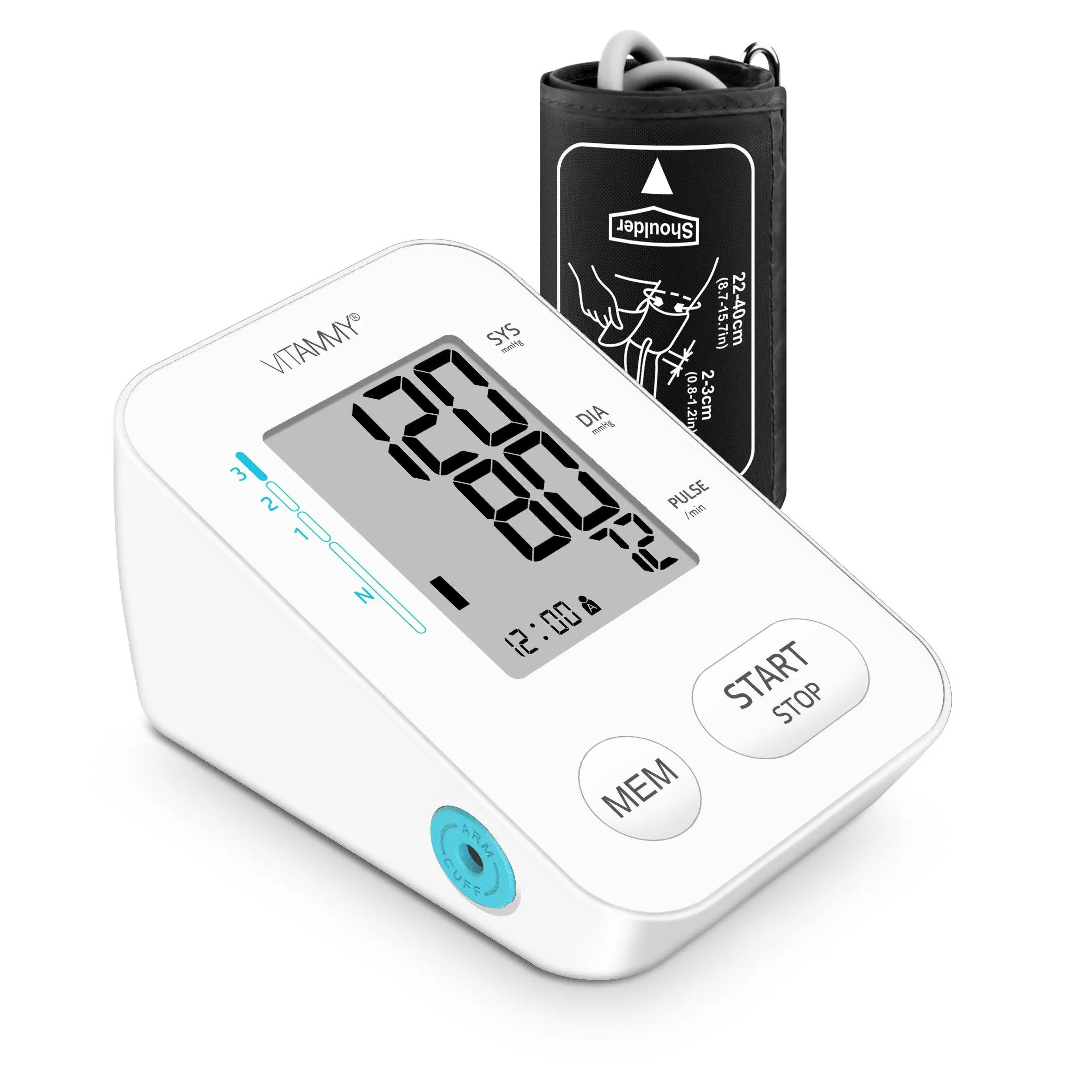 Ciśnieniomierz Vitammy Next 4 Zasilacz Wykrywanie arytmii