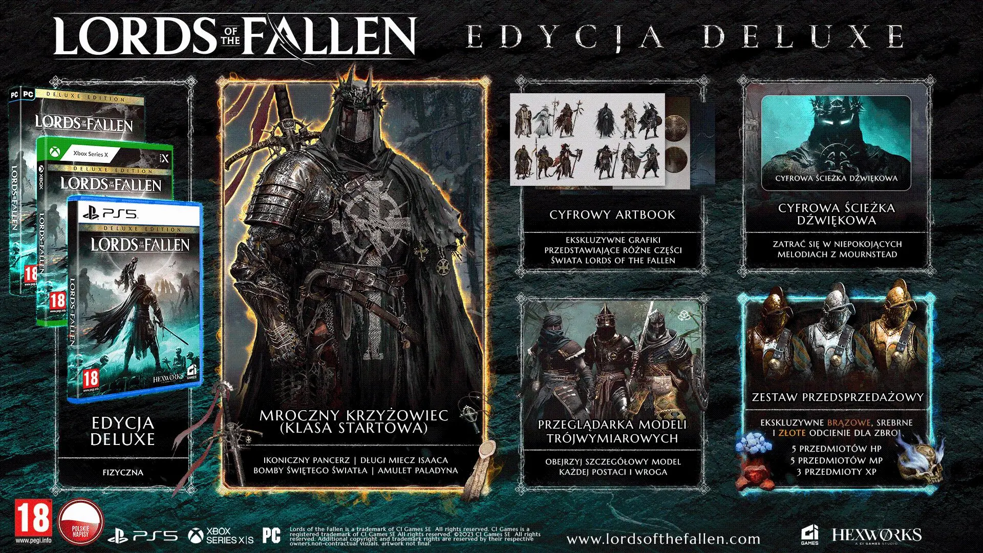 Lords of The Fallen Edycja Deluxe Gra na Xbox Series X