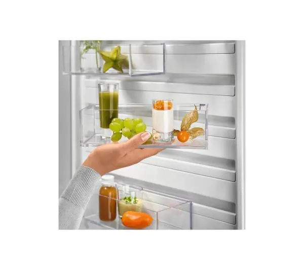 Electrolux 600 LNC7ME32X3 Inteligentny No Frost 186cm Szuflada z kontrolą wilgotności Stalowy - DRUGI -30%, ALBO 5-TY ZA 1ZŁ - Kup na Raty - RRSO 0%
