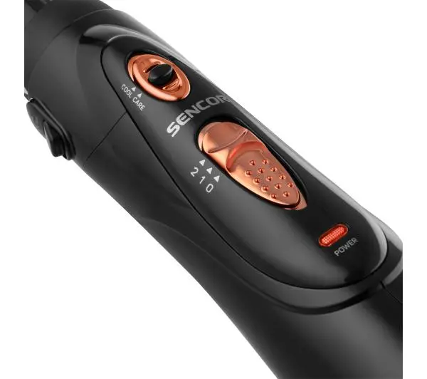 Sencor SHS 8401BK 1000W Jonizacja Zimny nawiew Średnica szczotki 18mm 20mm 28mm 31mm 39mm 2 poziomy temperatury