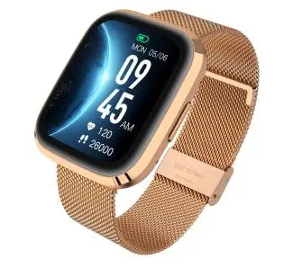 Smartwatch Garett GRC Style Gold Steel