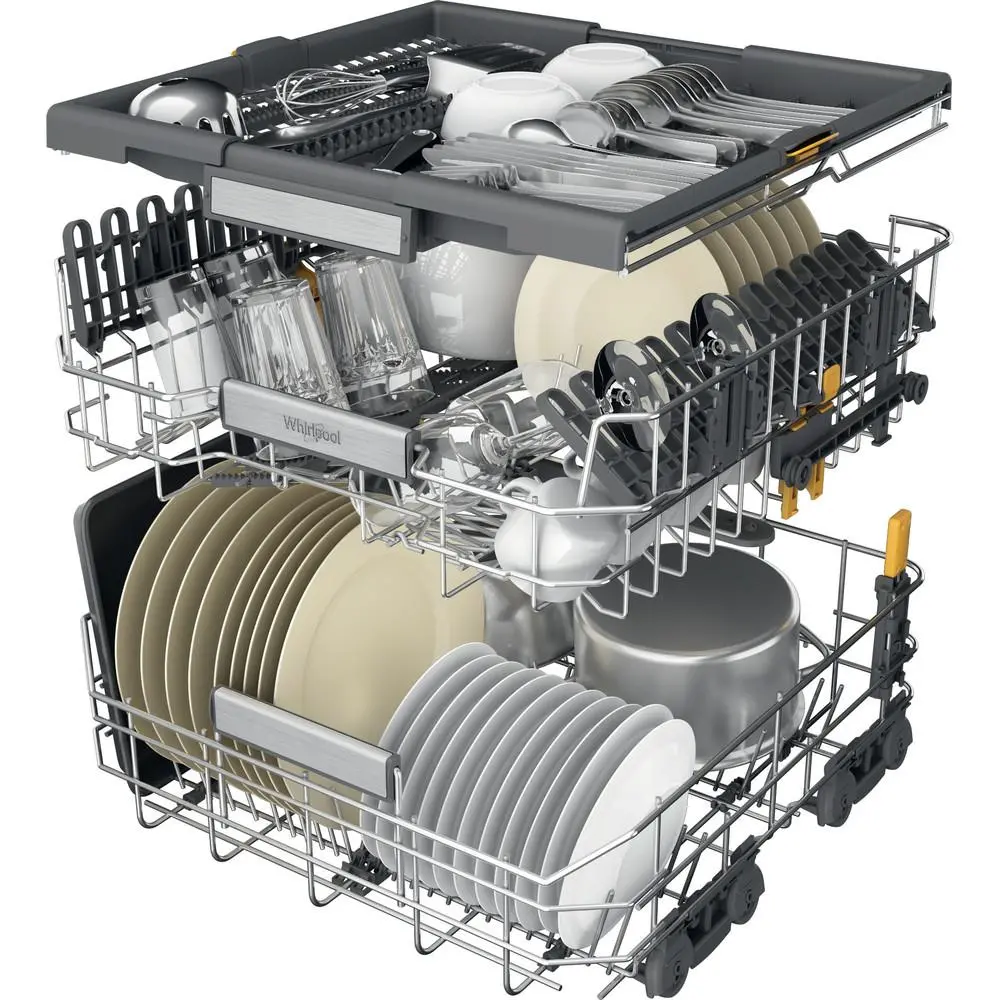 Zmywarka Whirlpool W7F HP43 X 60cm Automatyczne otwieranie drzwi Szuflada na sztućce