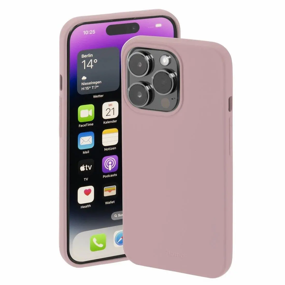 Etui Hama Finest Feel iPhone 14 Pro Różowy