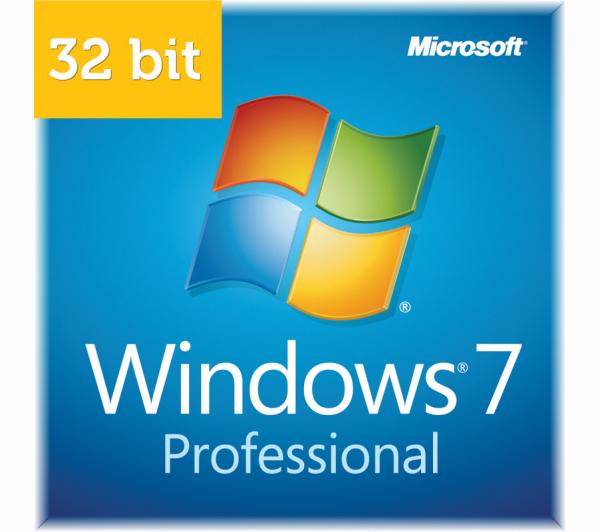 Microsoft Windows 7 Professional 32 bit SP1 OEM EN