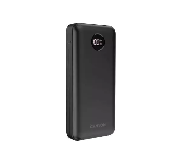 Canyon PB-2002 Czarny 20000mAh QC PD 20W Biały