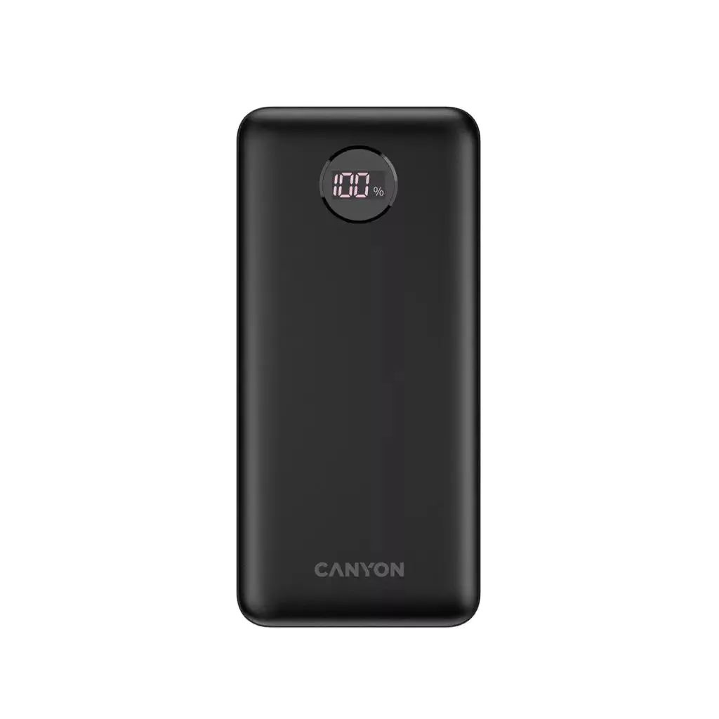 Powerbank Canyon PB-2002 Czarny 20000mAh QC PD 20W Biały