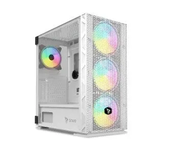 Obudowa Savio Raptor X1 Mesh/Glass ARGB Biały