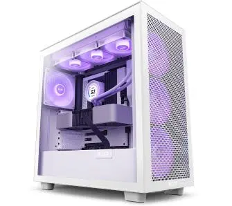 Obudowa NZXT H7 Flow RGB okno RGB Biały