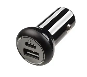 Ładowarka samochodowa Vivanco 62303 Super fast Dual Car Charger 2 x 24W Czarny