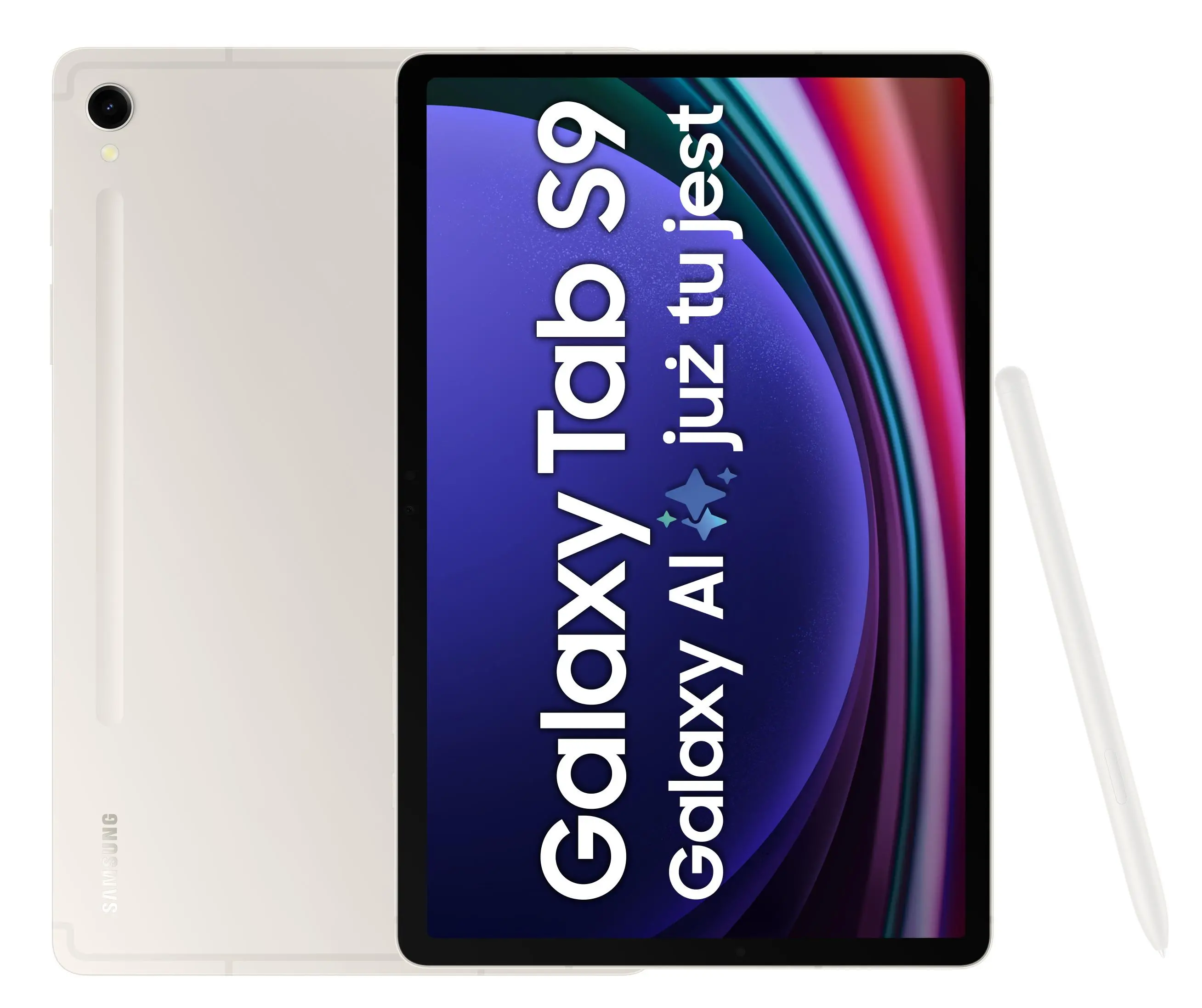 Tablet Samsung Galaxy Tab S9 SM-X716 11" 12/256GB Funkcje AI 5G Beżowy + Rysik S Pen