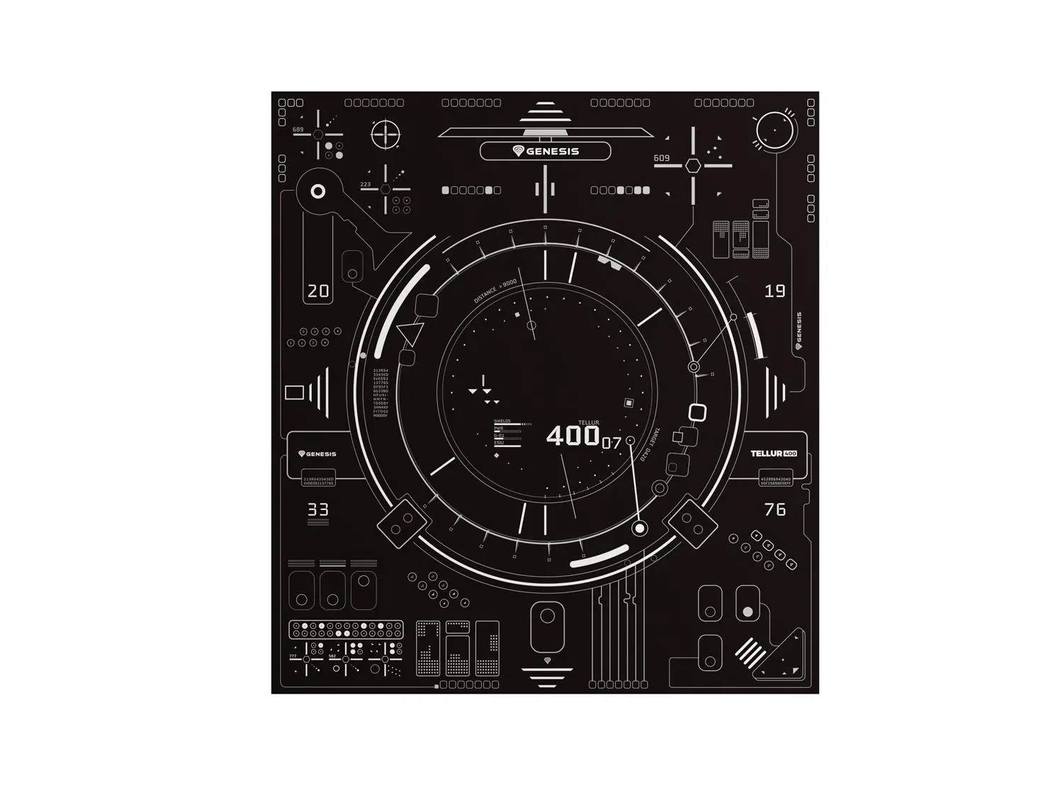 Mata Genesis Tellur 400 Square Hud