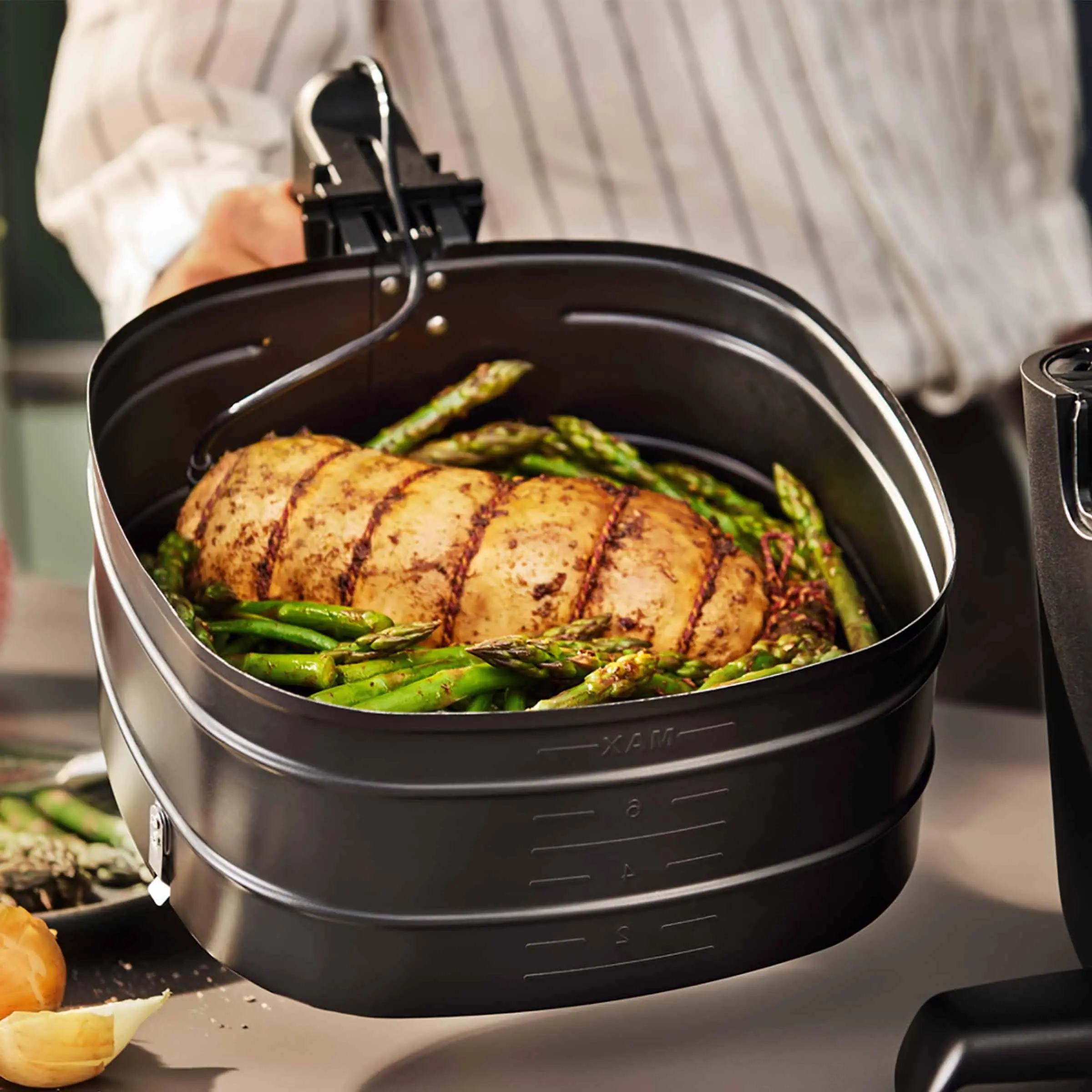Air fryer Philips OVI Smart 2.0 XXL HD9880/90 2200W 8,3l Aplikacja mobilna