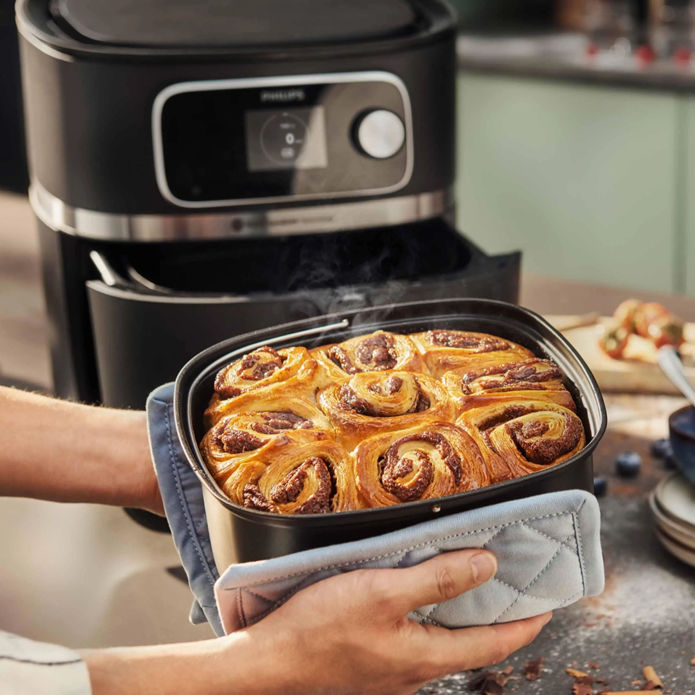 Air fryer Philips OVI Smart 2.0 XXL HD9880/90 2200W 8,3l Aplikacja mobilna