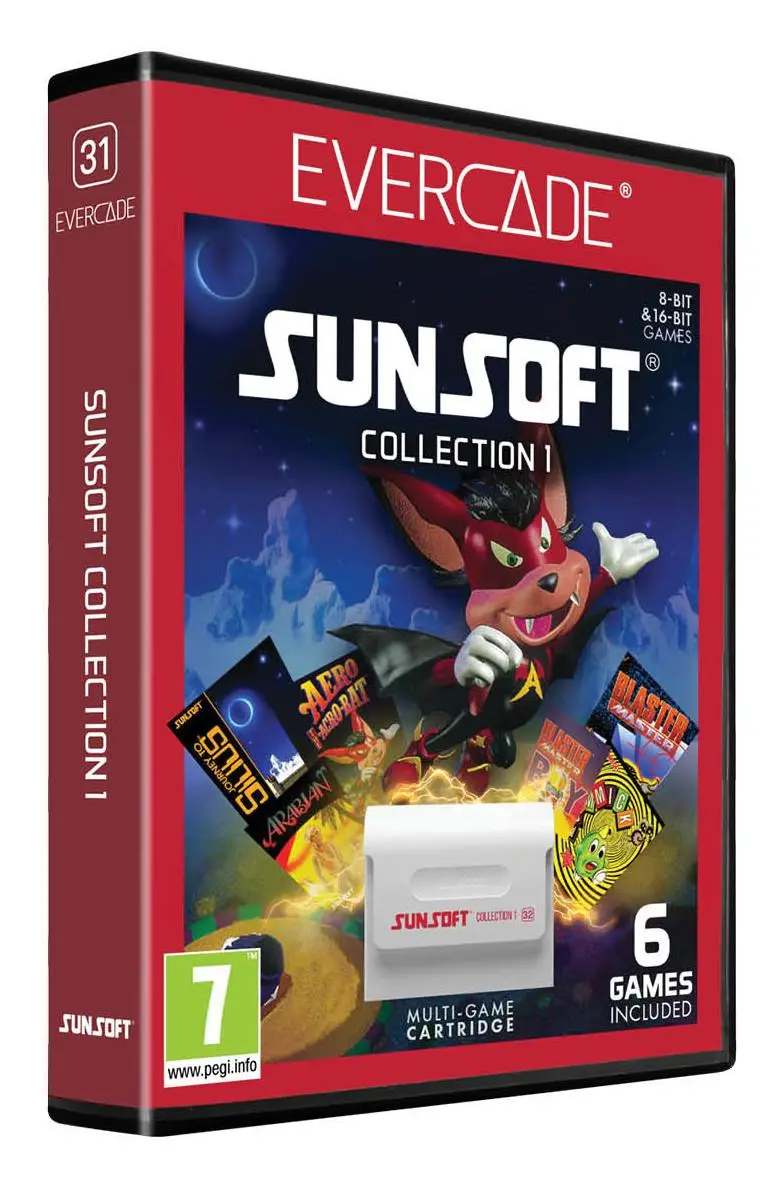 Gra Evercade Sunsoft Kolekcja 1