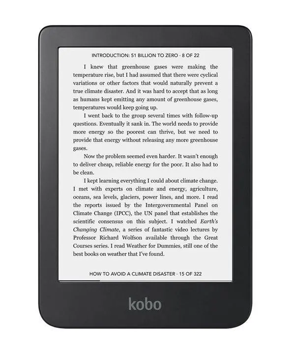 Czytnik E-booków Kobo Clara 2E 6" 16GB WiFi Bluetooth Czarno-niebieski