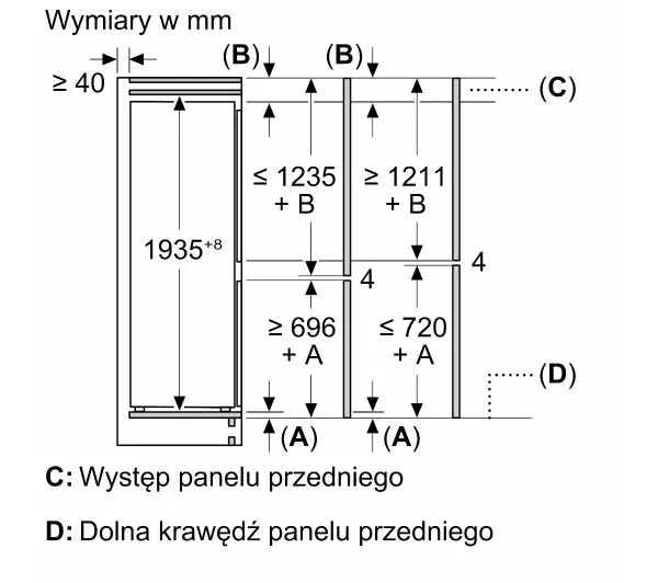 Bosch KBN96VFE0 Zamrażarka No Frost 193,5cm - TRZECI -55%, ALBO 5-TY ZA 1ZŁ - Kup na Raty - RRSO 0%