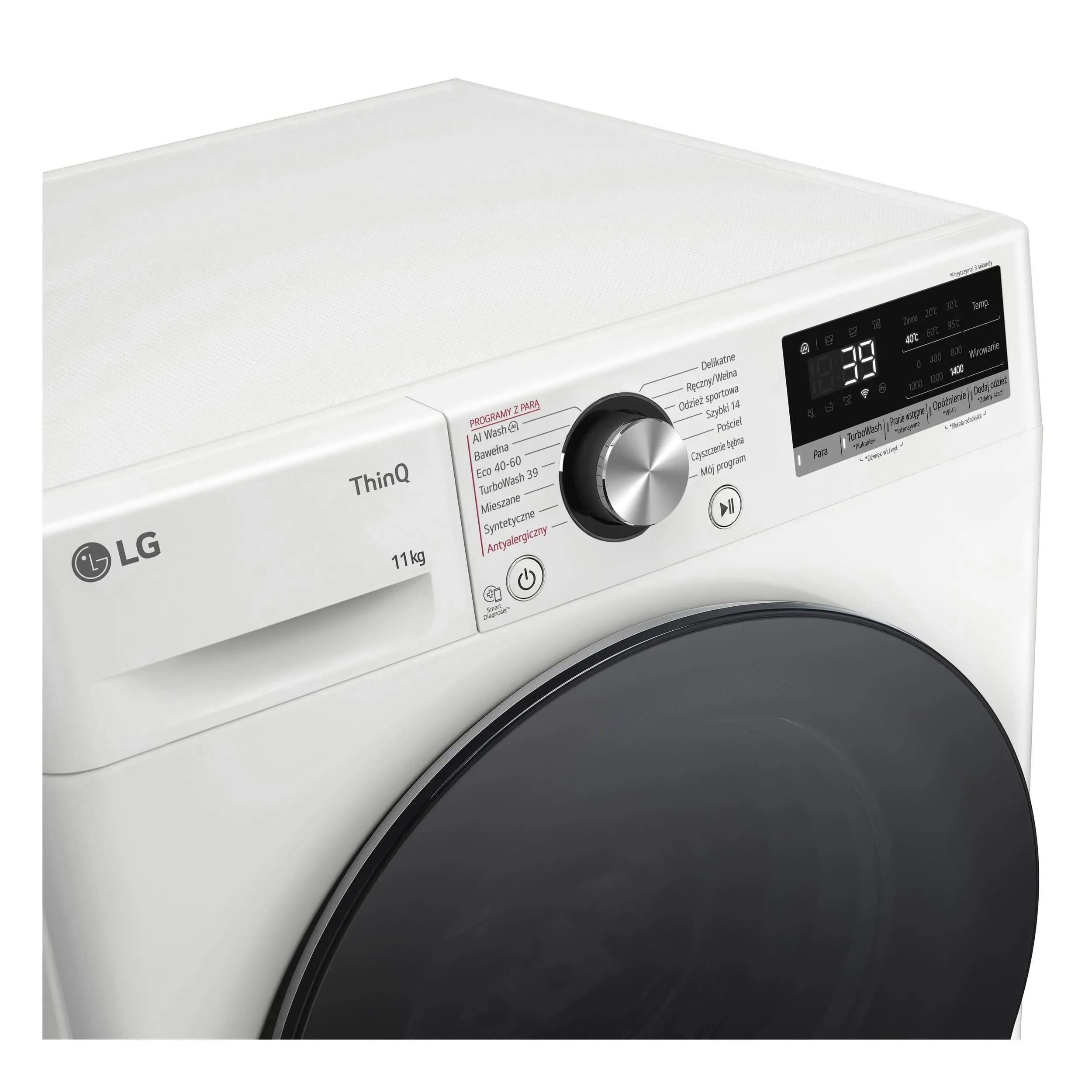 Pralka LG Vivace F4W1172YW 11kg 1400obr/min Zdalne sterowanie