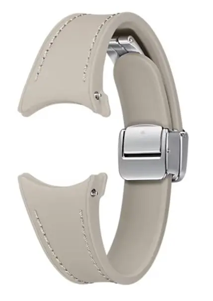 Pasek Samsung D-Buckle Hybrid Eco-Leather do Galaxy Watch 6 S/M Szary