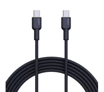 Kabel Aukey CB-NCC1-BK USB-C do USB-C PD 60W 1m Czarny