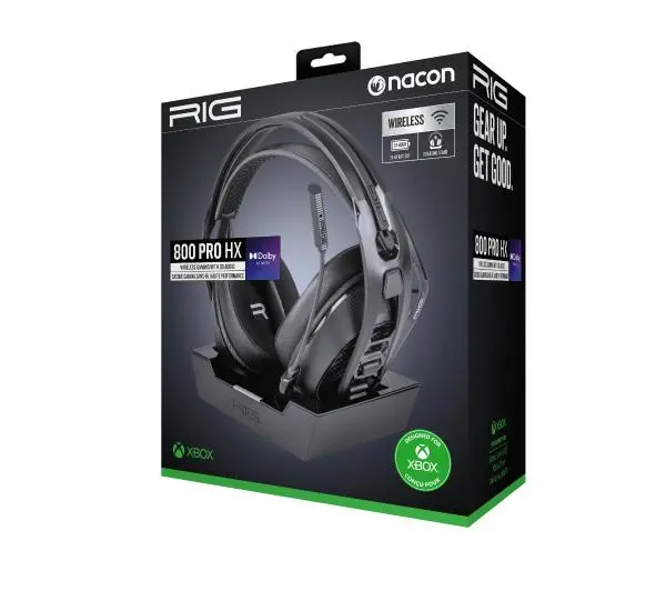 Nacon RIG 800 PRO HX Nauszne Czarny - Kup na Raty - RRSO 0%