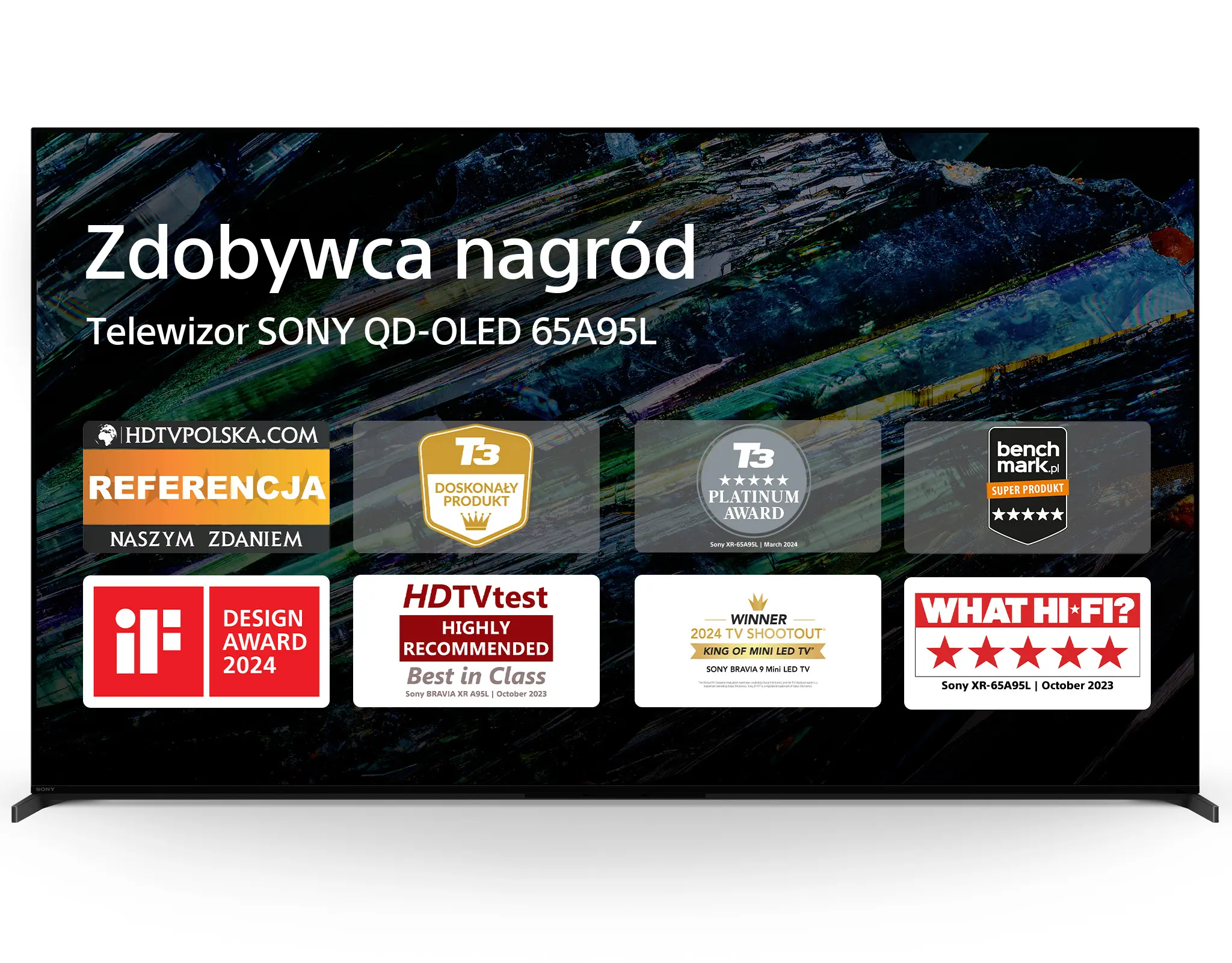 Telewizor Sony XR-65A95L 65" QD-OLED 4K 120Hz Google TV Dolby Vision Dolby Atmos DTS-X HDMI 2.1 DVB-T2