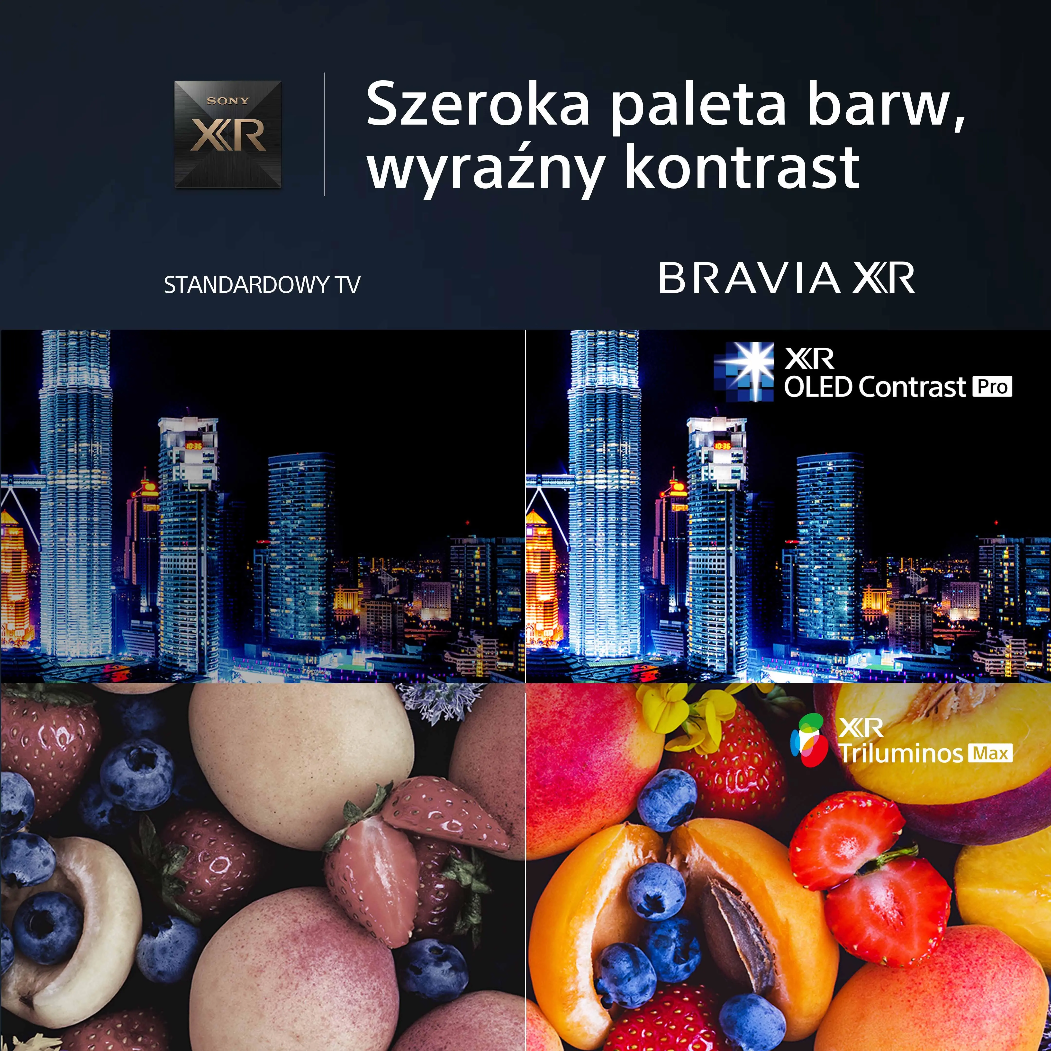 Telewizor Sony XR-65A95L 65" QD-OLED 4K 120Hz Google TV Dolby Vision Dolby Atmos DTS-X HDMI 2.1 DVB-T2