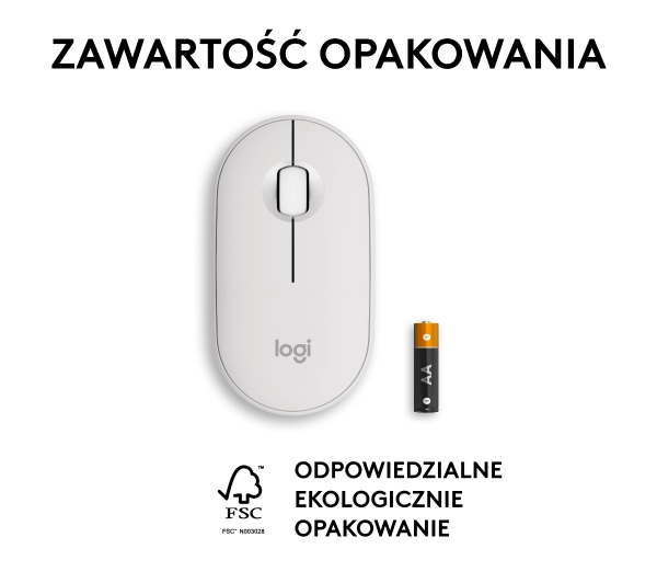 Logitech Pebble 2 Biały