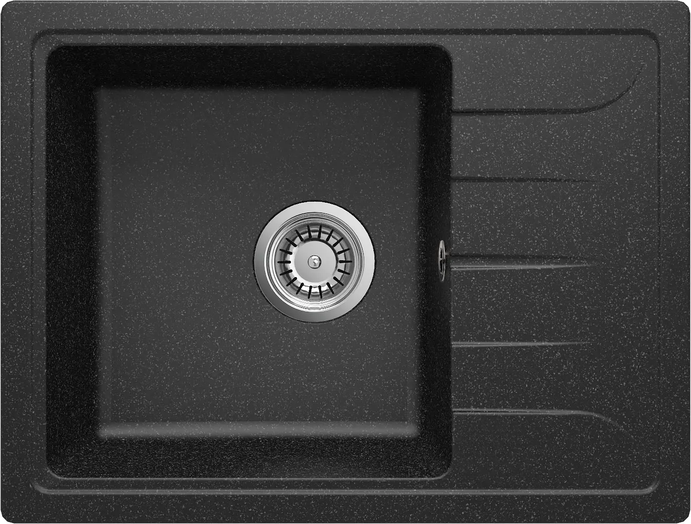 Zlewozmywak Deante Adel ZLM 211A Granitowy Grafitowy