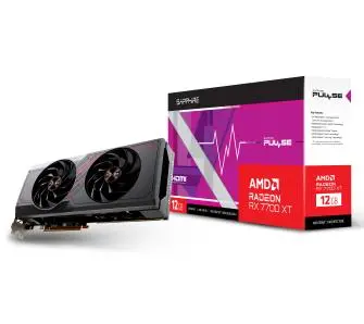 Karta graficzna Sapphire technology PULSE Radeon RX 7700 XT 12GB GDDR6 192bit FSR