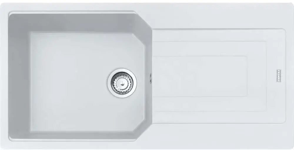 Zlewozmywak Franke Urban UBG 611-100 XL GSC Granitowy Biały polarny