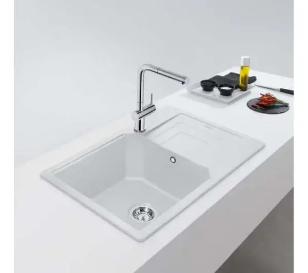 Franke Urban UBG 611-78 XL GSC Granitowy Biały polarny - TRZECI -55%, ALBO 5-TY ZA 1ZŁ - Kup na Raty - RRSO 0%